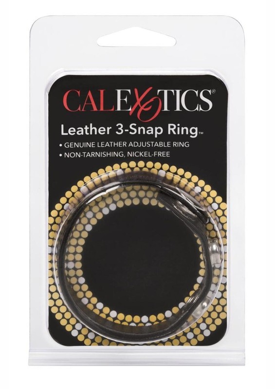 Leather 3 Snap Ring Cock gallery