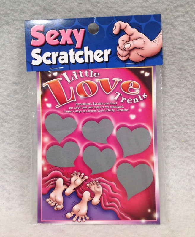 Valentine Little Love Treats Scratch Off Couple Promise Game Anniversary Gift