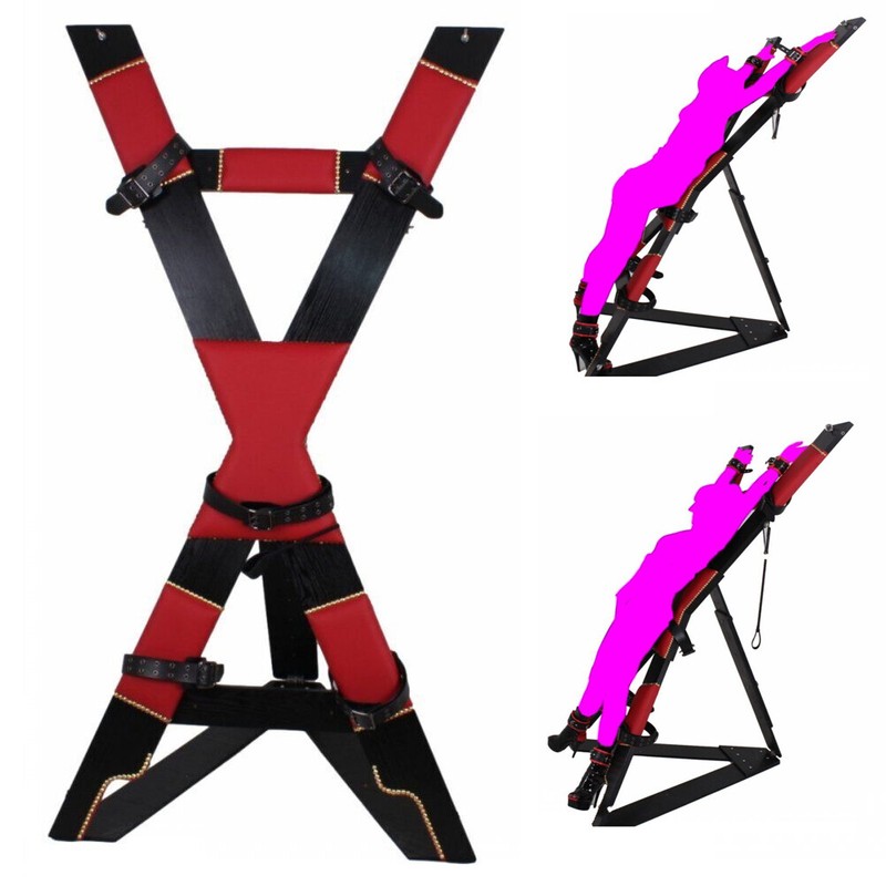BDSM Restraint System:Bondage Bed,St. Andrew&rsquo;s Cross,X-Frame for Extreme Torture