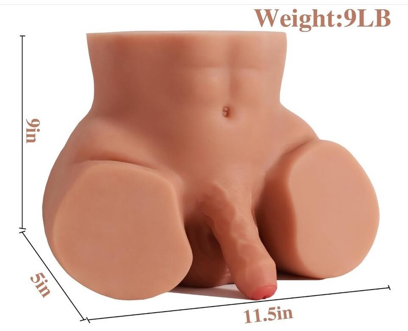 Adult Male Torso Sex 9lb Doll Realistic ASS ANAl Love Toy Sex Toys for men male-