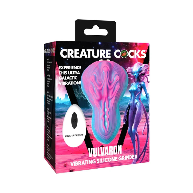 XR Brands Creature Cocks Vulvaron Vibrating Silicone Grinder