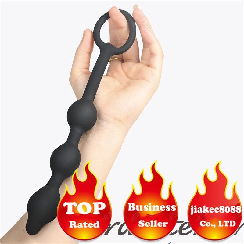 Butt Plug 3 Balls Beads Huge Inflatable Anal Plug Ass Vagina Expansion Sex Toys