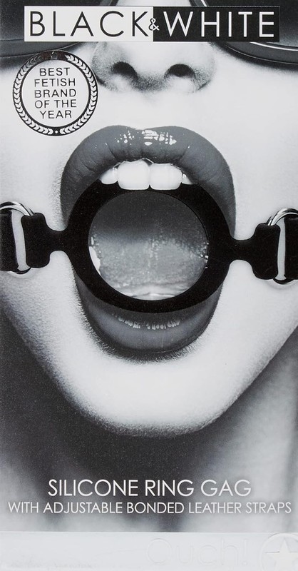 Ouch Silicone Ring Gag Black gallery