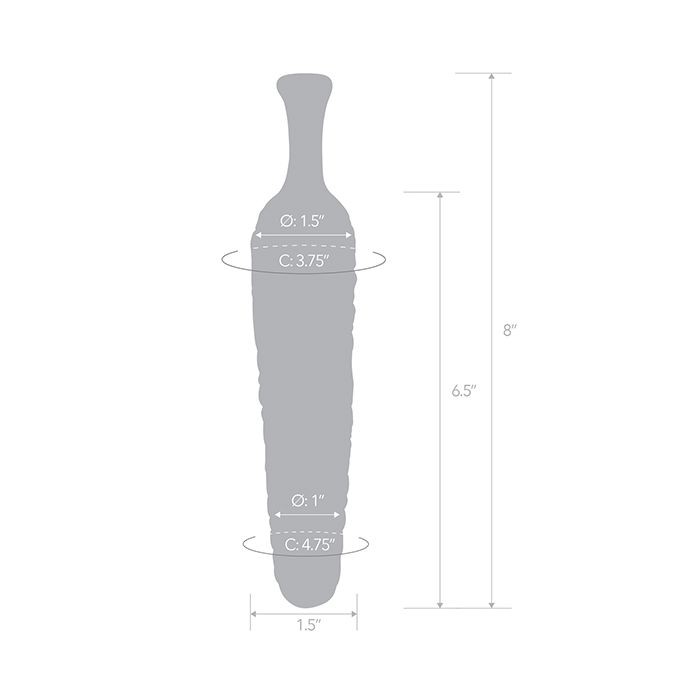 Glas 8" Dildo Cornstar gallery
