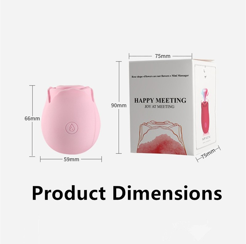 Rose Sucking Vibrator Clit Sucker Dildo Women G-Spot Massager Sex Toy for Women gallery