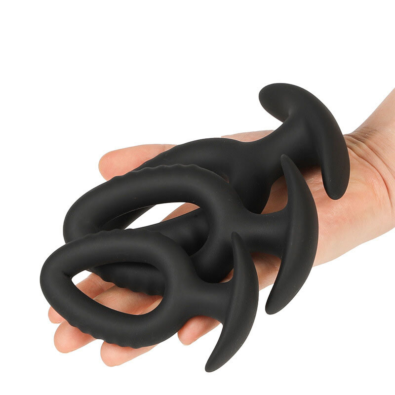 Hollow Anal-Butt-Plug Prostate Massage Dildo Tunnel Probe Unisex Sex Toy Dilator gallery