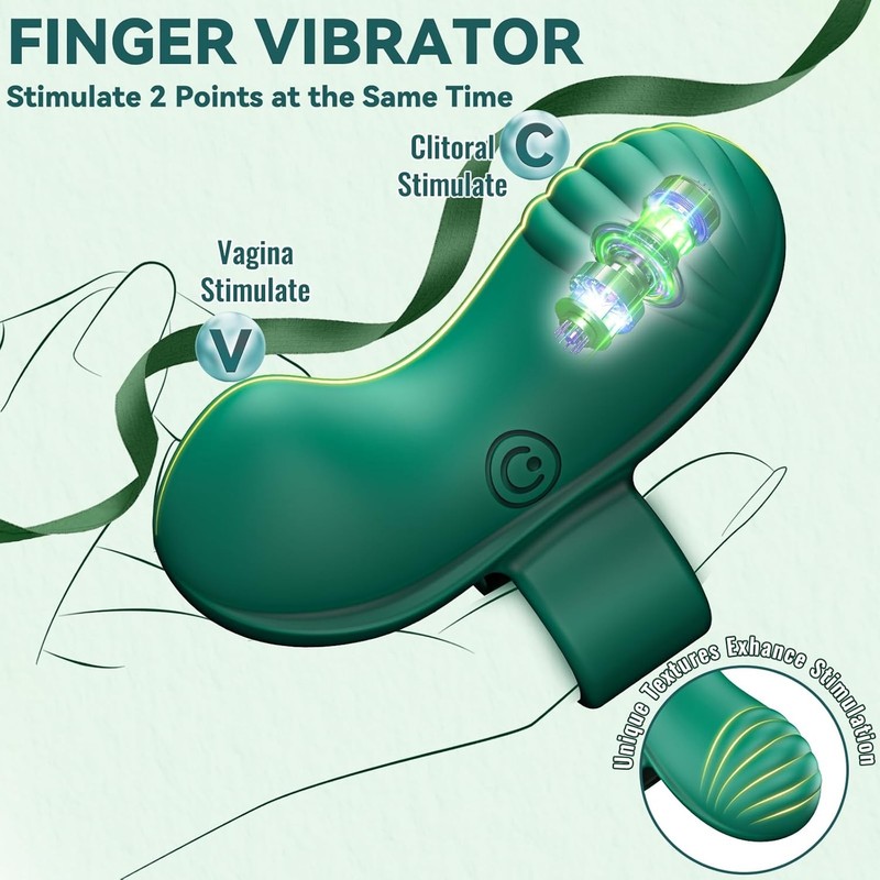 Sex Toys Women Finger Vibrator Mini Vibrators 10 Vibration Modes Female Sex Toy gallery