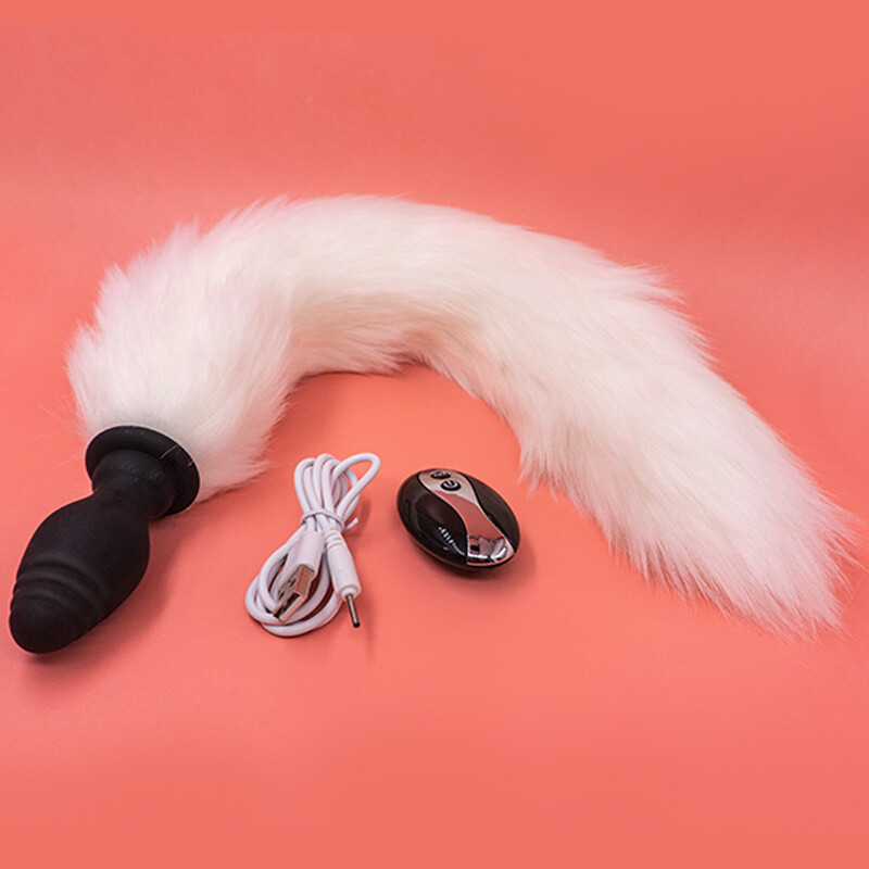 Remote Control Fox Tail Anal Butt Plug Massager Adult Sex Love Toys For Couples gallery
