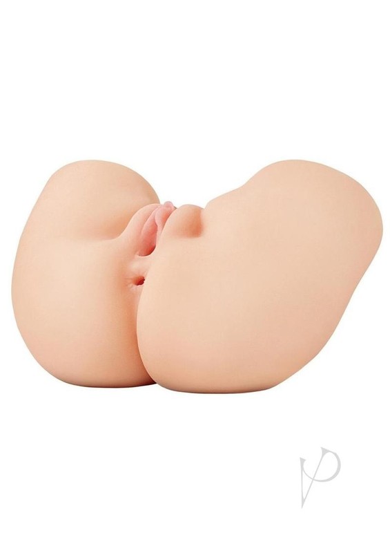 PDX Elite Shake That Ass Vibrating Rechargeable Mega Masturbator - Vanilla gallery