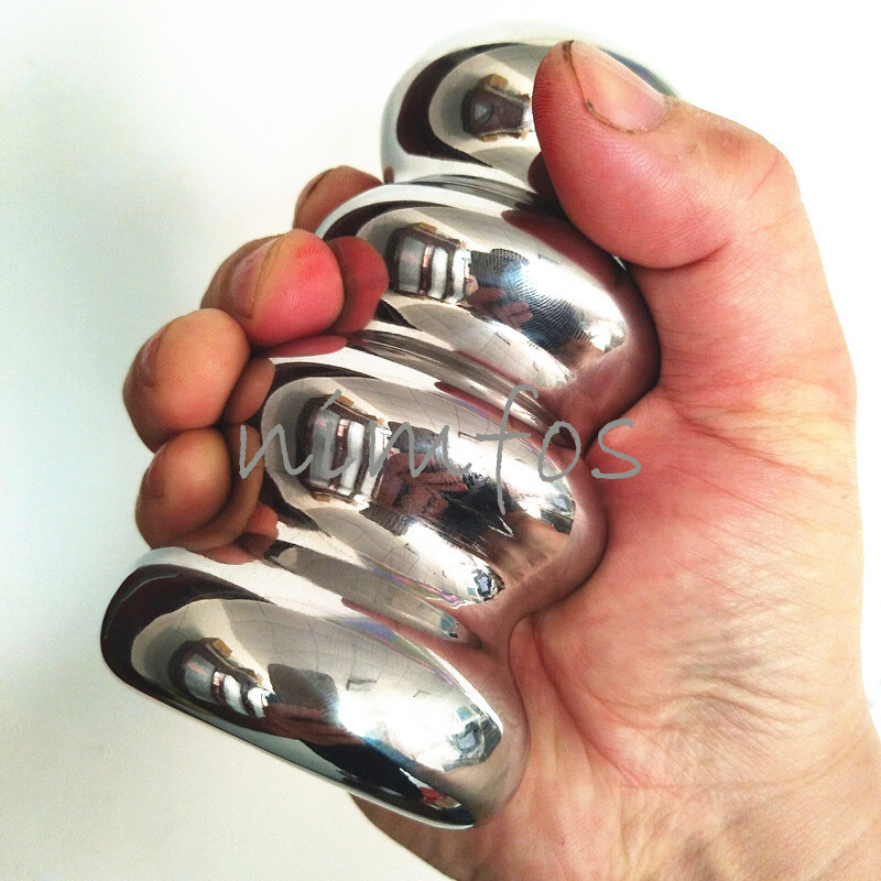 Anal Plug Stainless Steel Solid Trainer Butt Dildo Plug Anus Dilator Sex Toys gallery