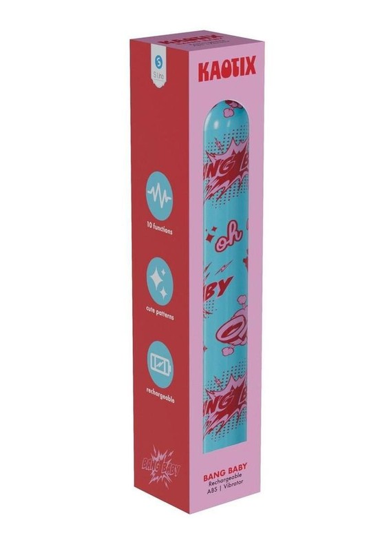S-Line Kaotix Bang Baby Rechargeable Vibrator – Blue