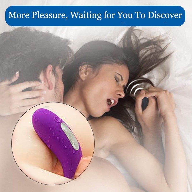 US Rabbit Vibrating Cock Ring Rechargeable Penis Ring Vibrator Sex Toys For Men
