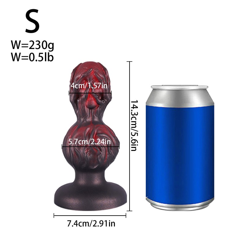 3 sizes Anus Bead Plug with Suction Cup Anus Trainer Dildo Adult Unisex