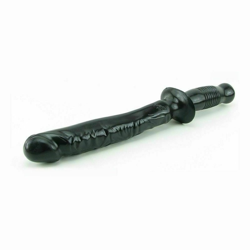 The Manhandler- Black F*ck Rod Dildo Anal Baton Sex Toy 14.5 Inch Doc Johnson gallery