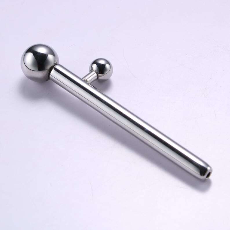 Prince Albert Wand Hollow Urethral Sounding Stretcher Penis Plugs gallery