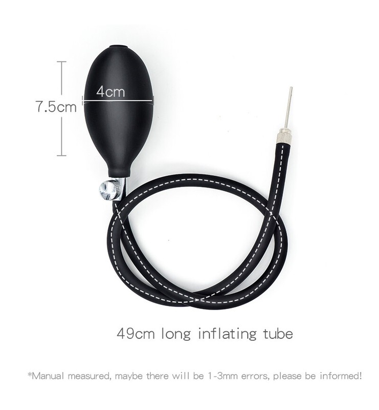 Inflatable Anal Plug Expandable Dildo Pump Butt Plug Anal Stretcher Bdsm Sex Toy gallery
