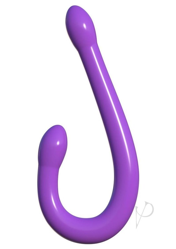Classix Double Whammy Double Dildo 17.25in - Purple gallery