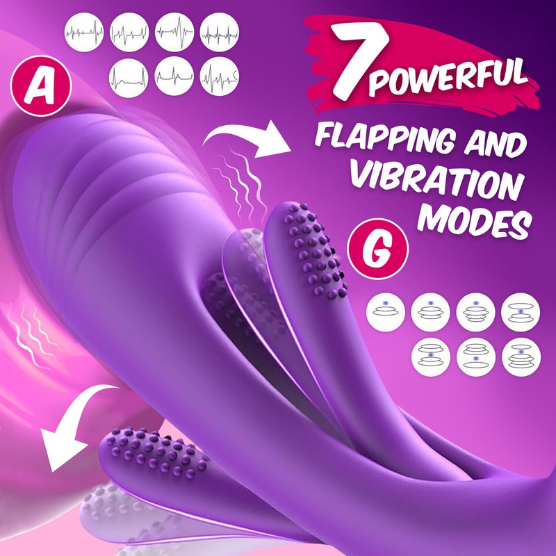 3IN1 Patting Rabbit Vibrator Dildo G-spot Clit Massager Finger Sex Toy For Women gallery