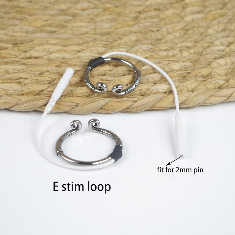 Glans Ring Shock Penis Head Stimulation Cock Ring Glans Jewelry Estim Devices
