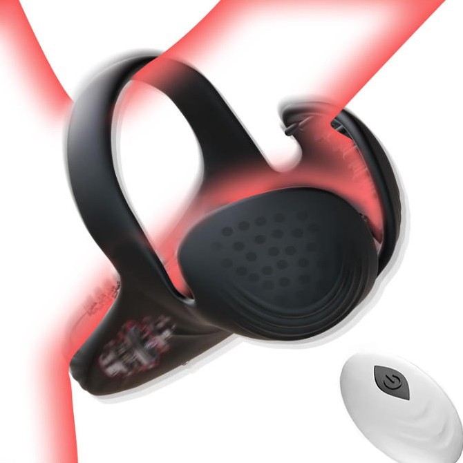 Male Testicle Scrotum Stimulator Vibrator Penis Cock Rings Prostate Massager Toy