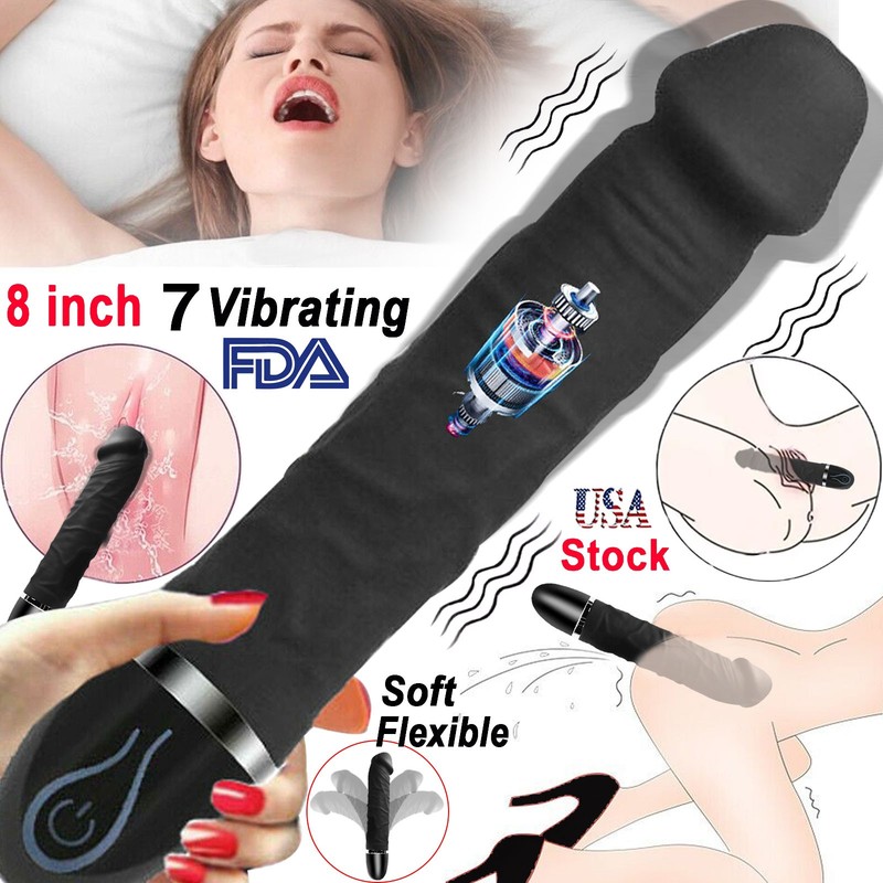 Vibrator Orgasm Clit-G-Spot-Dildo-Massager-Rechargeable Anal Sex Toys for Women