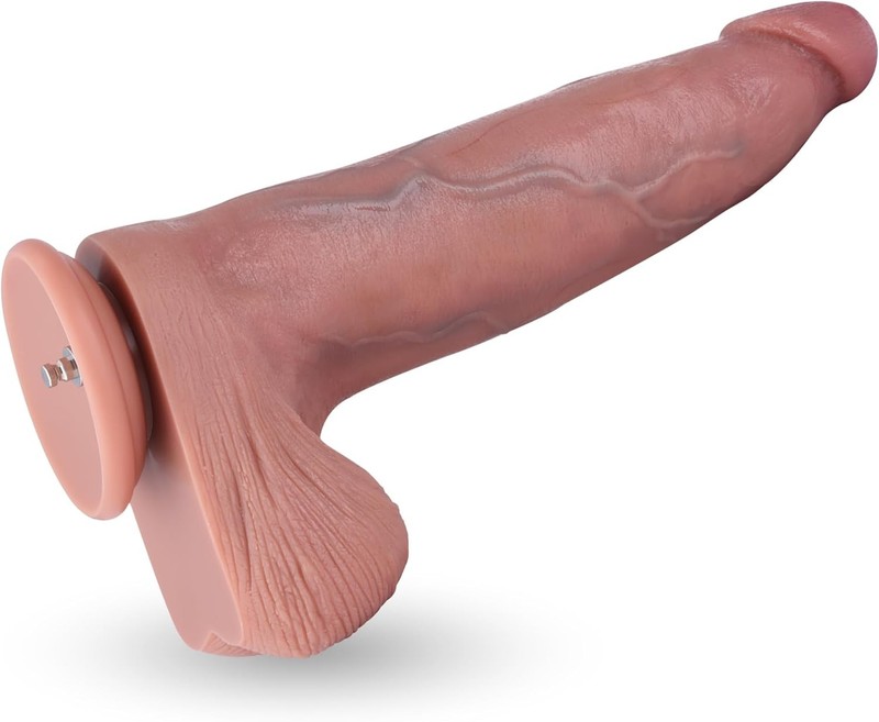 Hismith 13.5” Gigantic Dual-Density Silicone Dildo, 10.5” Insertable Length