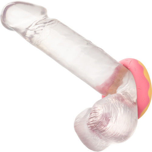 NAUGHTY BITS DICKIN' DONUTS SILICONE DONUT COCK RING BY CALEXOTICS - PINK gallery