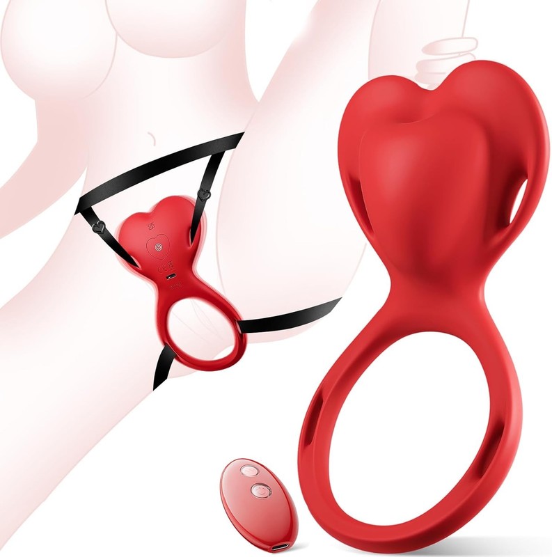 Couples Vibrator Sex Toys 2in1 Adult Toy Wearable Panty Remote Control Vibrator