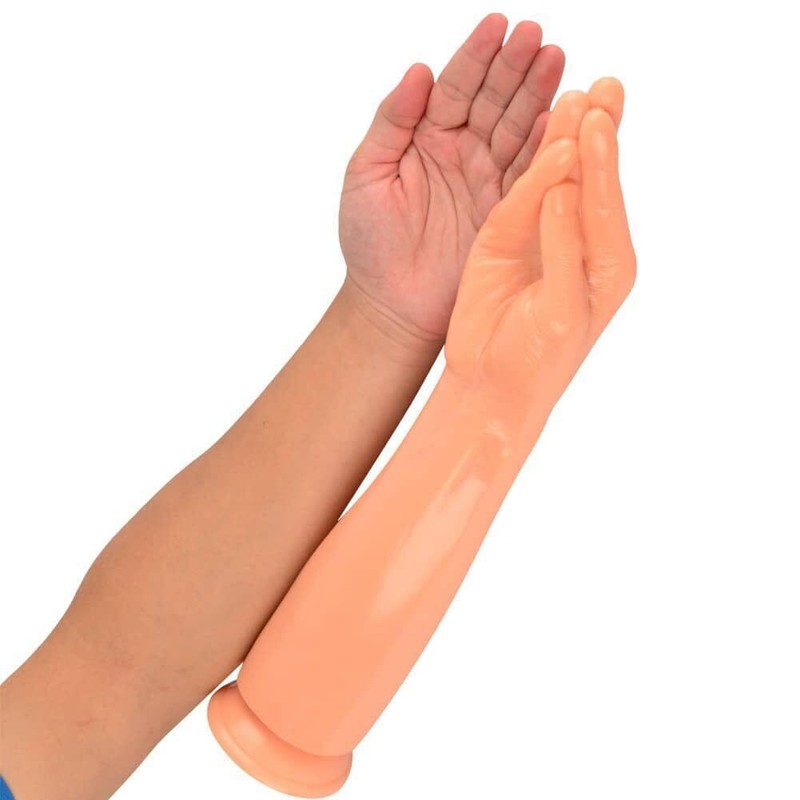 15 inch Realistic Tapered Fingers Fisting Hand Forearm Dildo Suction Cup Sex Toy gallery