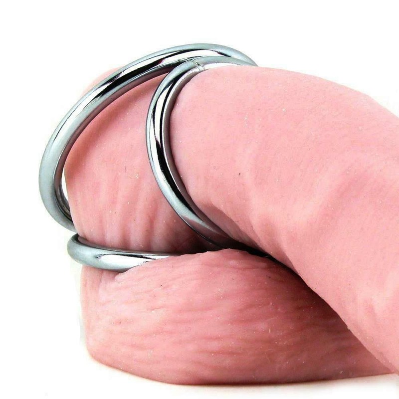 DEVIANT KINK LINE SOLID CHROME COCK CAGE (1.75in/44mm, 1.5in/38mm, 1.25in/32mm) gallery