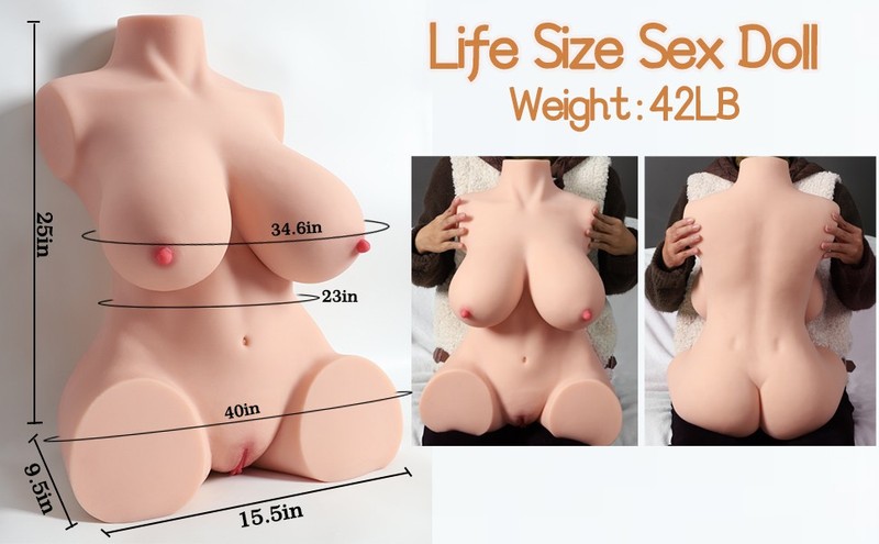 19KG Realistic Sex HUGE Doll TPE Adult Love Toy Full Body Life Size For Men Male gallery