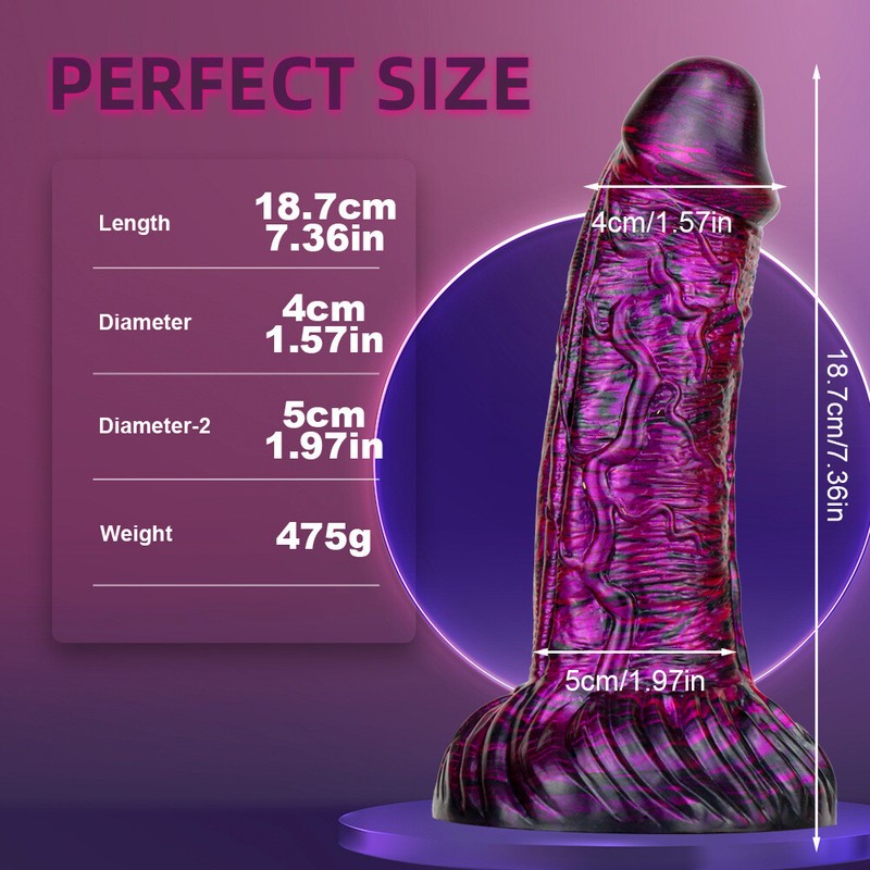 Mixed Color Liquid Silicone Realistic Penis Dildos Simulation Anal Plug Sex Toys