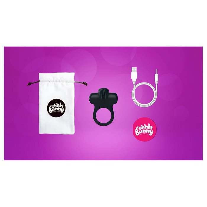 Vedo Frisky Bunny Rechargeable Vibrating Penis Cock Ring Sex-toys for Men Couple gallery