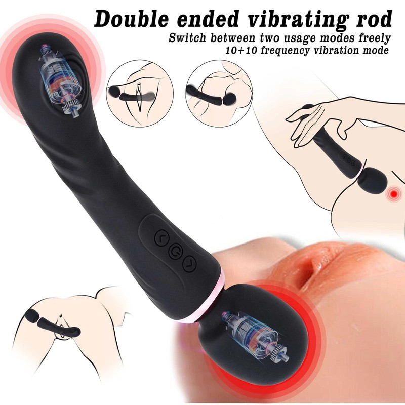 Huge Realistic Rabbit Dildo Clit Vibrator G-Spot Massager Big Sex Toys For Women