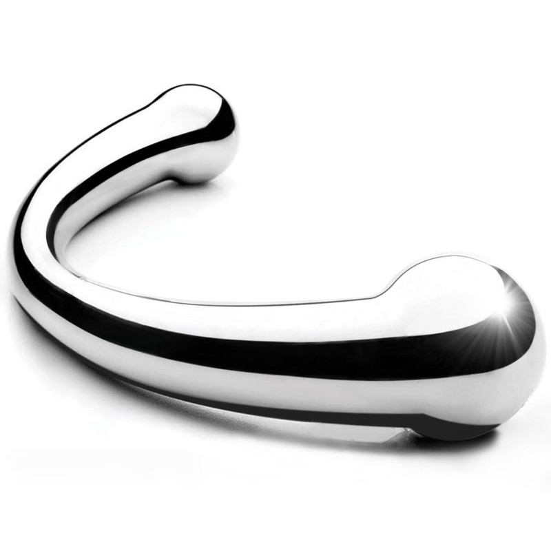 Stainless Steel Anal Dildo Butt Plug G Spot Wand Massage Spot Stimulator Sex Toy