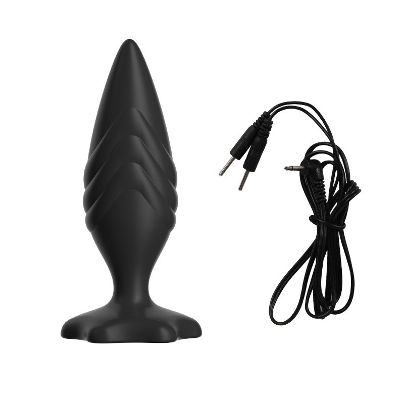 Electric-E-Stim Spreader Dilator Expander Plug Electro-Chastity-Device For_Coupl