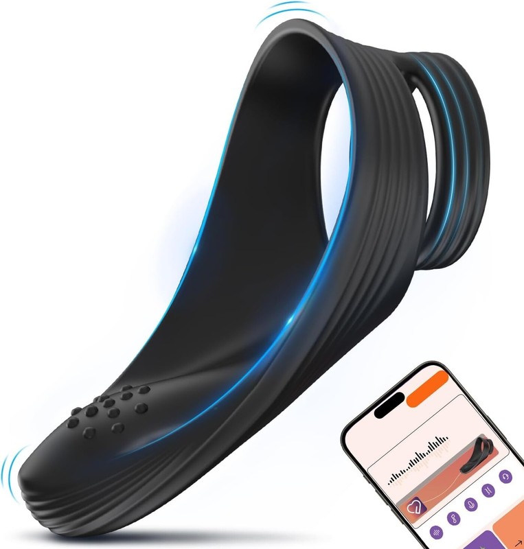 Vibrating Cock Ring with Taint Teaser