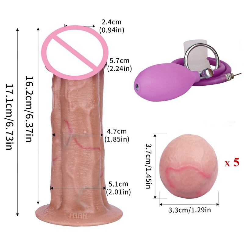 Ovipositor Silicone Vaginal Balls Lay Eggs Butt Plug Realistic Dildo Masturbator