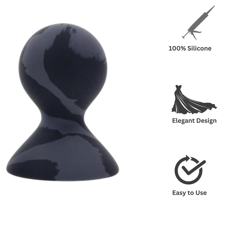 Sportsheets Velvet Noir Silicone Nipple Suckers Black gallery