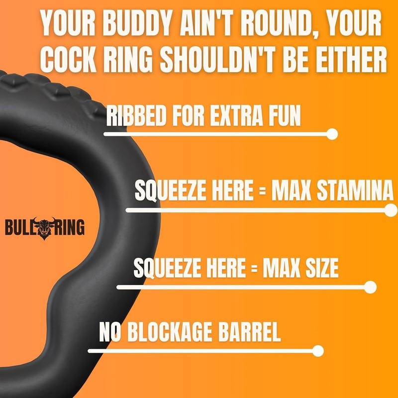 Penis Ring for Enhanced Performance Black Silicone 197 Inch Custom Fit gallery