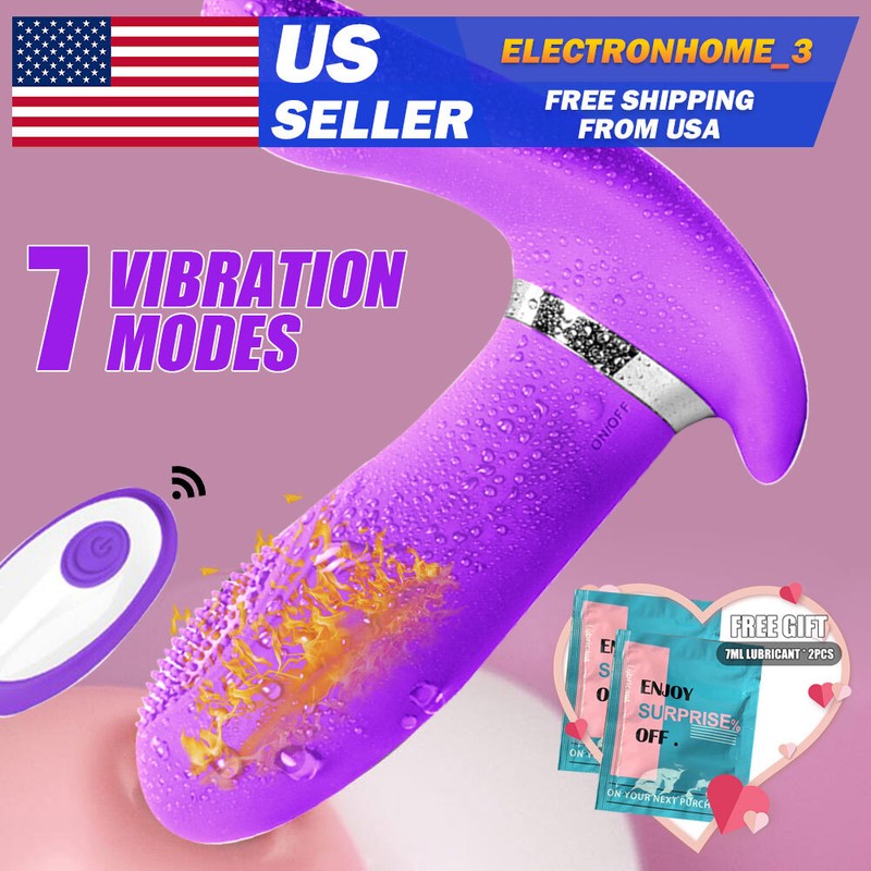 Remote Wearable G-Spot Clit Vibrator Dildo Massager Heat Adult Sex-Toy-for-Women