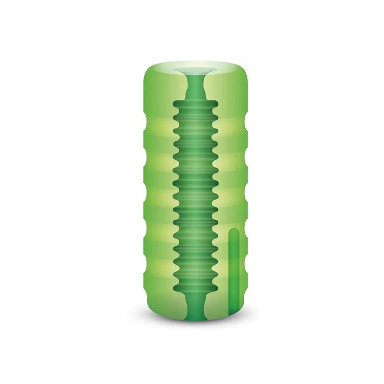 ZOLO Original Squeezable Ribbed Texture Vibrating Stroker Penis Male Masturbator gallery