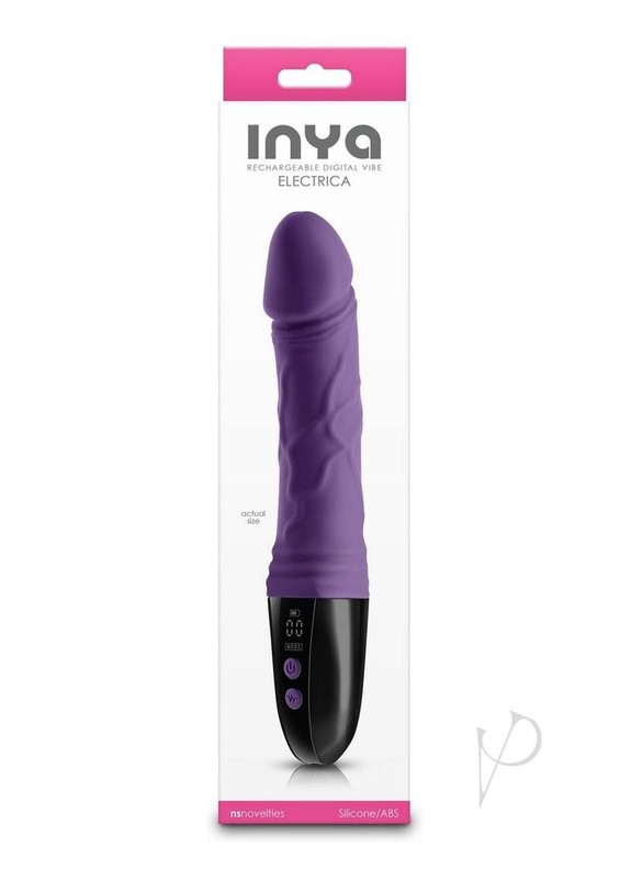 Inya Electrica Rechargeable Silicone Vibrator – Purple
