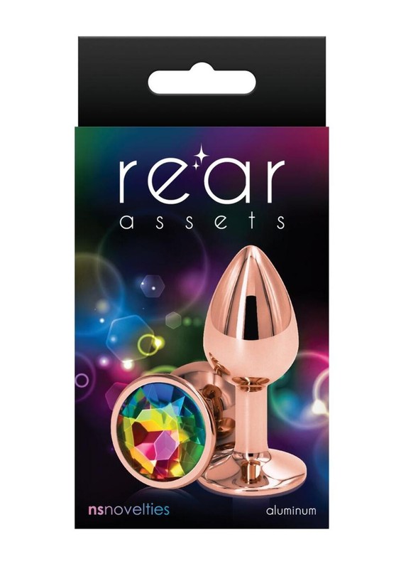 Rear Assets Rose Comfortable Gold Aluminum Anal Plug gallery
