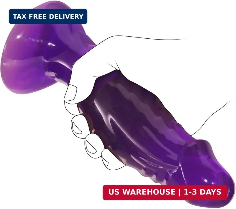 7.87 » X 1.97 » Jelly Big Anal Dildos, Monster-Shaped Realistic Dildo with Stron