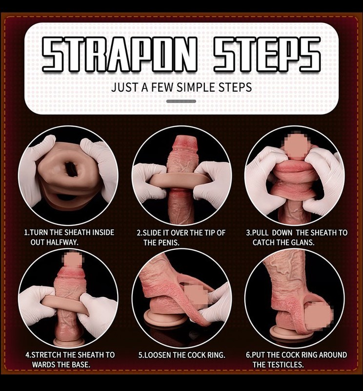 Male Penis Extender Sleeve Wearable Realistic Texture Cock Enlarger Enhancer gallery
