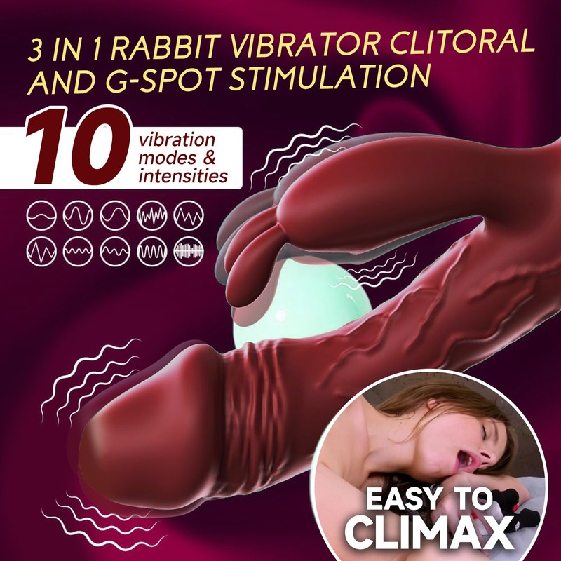Vibromasseur Sextoy Clitoris Point G Femme Rabbit Godemichet Christmas day Gift gallery