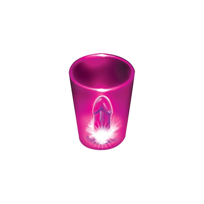 Light Up Shot Glasses Magenta – LED Party Glasses Set for Celebrations