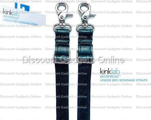 Kinklab Bedspread Under Bed Bondage Straps Wrist Ankle Restraints / Door BDSM