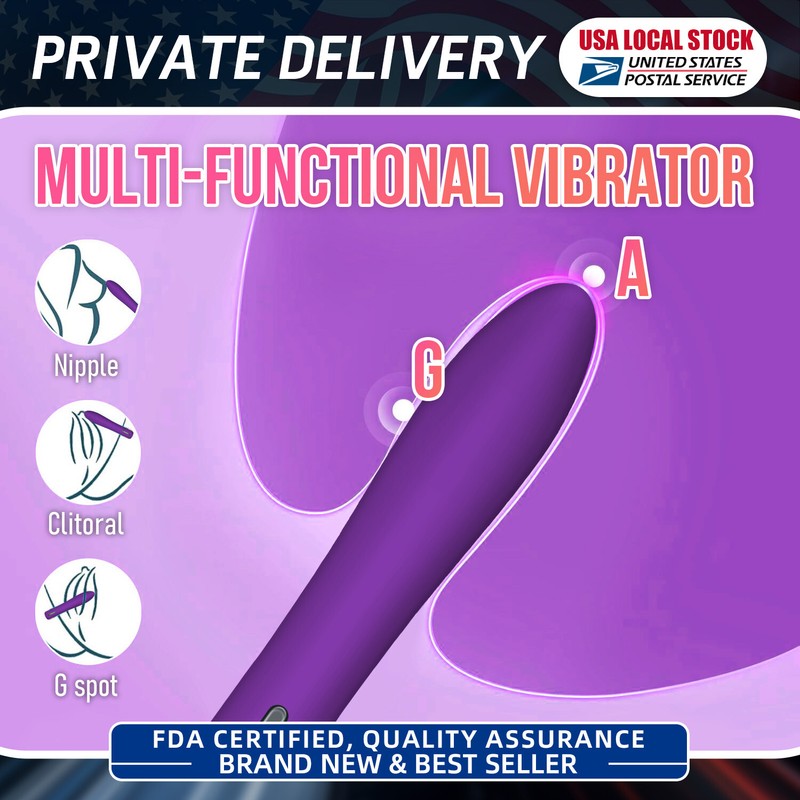 Mini Bullet Vibrator G-spot Clit Nipple Massager Sex Toy for Women Rechargeable